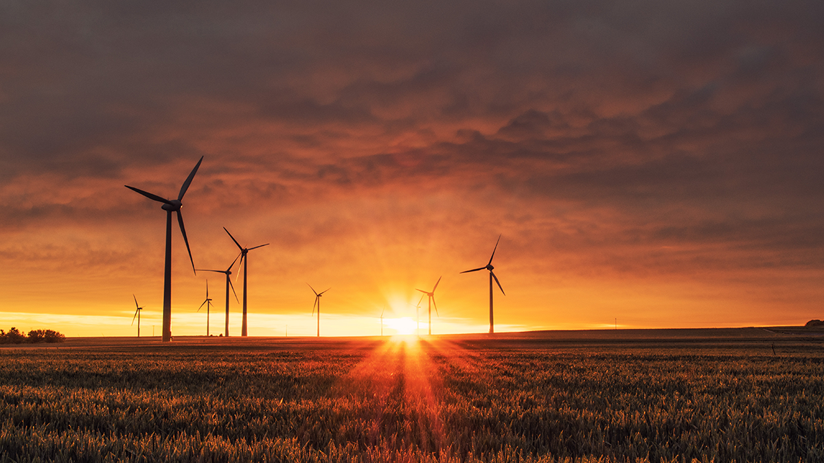 wind turbines